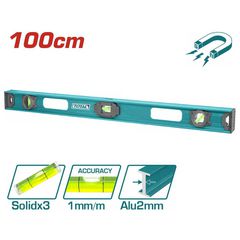 TOTAL ΑΛΦΑΔΙ ΑΛΟΥΜΝΙΟΥ ΜΑΓΝΗΤΙΚΟ ΝΕΟΥ ΤΥΠΟΥ 100cm (TMT210026)