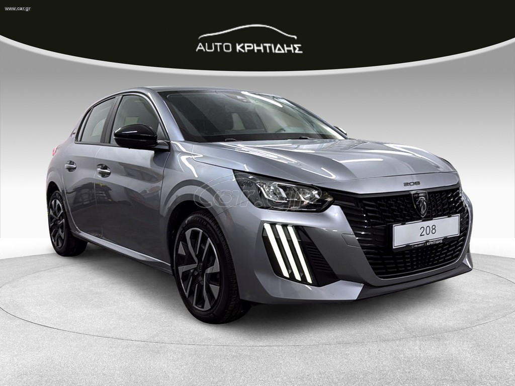 Peugeot 208 2025 FL 1.2 Hybrid 100 e-DCS6 Style*5ετή Εγγύηση*