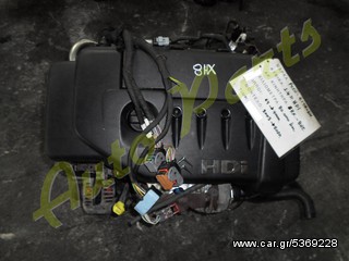 ΚΙΝΗΤΗΡΑΣ PEUGEOT / CITROEN 1.4D HDi 69PS/4000 80.000ΚΜ ( 6 ΜΗΝΕΣ ΓΡΑΠΤΗ ΕΓΓΥΗΣΗ) ΚΩΔ.ΚΙΝ 8HX / 8HZ ΜΟΝΤΕΛΟ 2003-2010