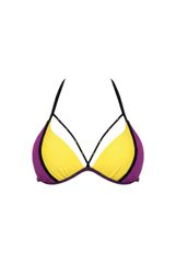 Μαγιό Μπικίνι Top Rose M-818 Κίτρινο/Ροζ