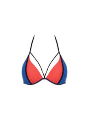 Μαγιό Μπικίνι Top Rose M-818 Κοραλλί/Μπλε