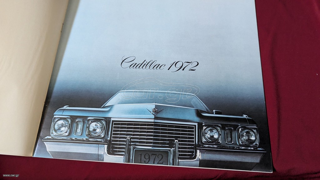 Cadillac 1972 brochure προσπέκτους Eldorado Deville Coupe