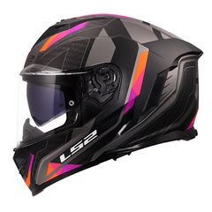 ΚΡΑΝΟΣ F/F LS2 STORM III 22.06 SPORTY GREY PURPLE S