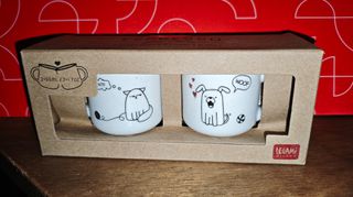 Legami Milano σετ φλιτζάνια espresso Cat & Dog