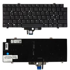 Deutsche Tastatur für Laptop - German Laptop Keyboard για Dell Latitude 7420 7430 7520 7530 0NT58M NT58M MV4X8 0D41WW 0TM1D7 TM1D7 MF1DR 0MF1DR NJGWK DE No Frame Backlight Black ( Κωδ.40702DENOFRBL )
