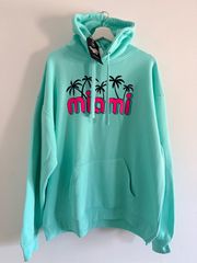 Φούτερ Μπλούζα Miami Hoodie Relaxed Fit 100% Βαμβάκι Μέγεθος XL