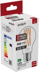 Avide LED Filament Κοινή 3.8W E27 Θερμό 3000K Super Υψηλής Φωτεινότητας