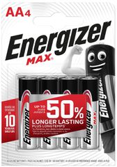Energizer Max Alkaline Μπαταρία AA (4 τμχ)