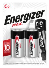 Energizer Max Alkaline Μπαταρία C (2 τμχ)
