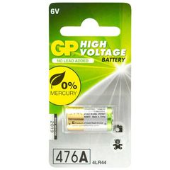 GP HIGH VOLTAGE 4LR44, 476A 6VOLT BATTERY