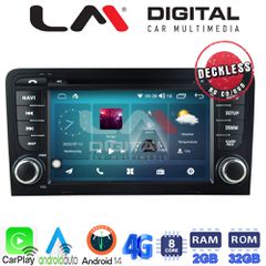 LM Digital - LM E8049 GPS Οθόνη OEM Multimedia Αυτοκινήτου για Audi A3 2003>2012 (CarPlay/AndroidAuto/BT/GPS/WIFI/GPRS)
