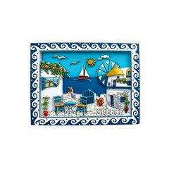 Τουριστικό μαγνητάκι Souvenir - Σετ 12pcs - Greece - 678529