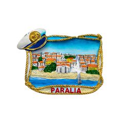 Τουριστικό μαγνητάκι Souvenir - Σετ 12pcs - Paralia - 678597