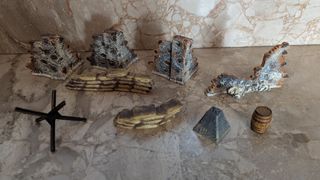 Διόραμα πολέμου διάφορα κομμάτια 1:35 λοτ όλα μαζί