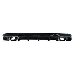 Diffuser Πίσω Προφυλακτήρα Για Mercedes-Benz E-Class C238 Coupe / A238 Cabrio 16-19 Amg 63 Look Με Μαύρες Μπούκες (CAR0031753)