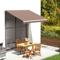 vidaXL Ανταλλακτικό Ύφασμα Τέντας Καφέ 300x250 εκ. Πολυεστέρας