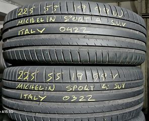 225/55R19 Michelin Μεταχειρισμένα DOT0322