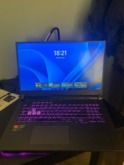 Laptop Asus ROG Strix G17 G713PU-HX110W 17.3’’ FHD (R9-7940HX/32GB/1TB SSD/RTX 4050 6GB)