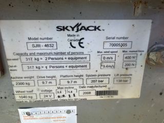 Εξέδρες Εργασίας Skyjack 2008 SJIII 4632-thumb-12