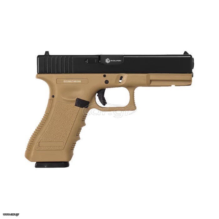 ΠΙΣΤΟΛΙ SOFT GBB, EVOLUTION E017 TAN Metal version