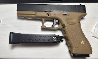 ΠΙΣΤΟΛΙ SOFT GBB, EVOLUTION E017 TAN Metal version-thumb-5