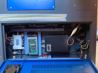 Omtech Co2 Laser 70w μεταχειρισμένο με αυτόματο κρεβάτι εστίασης και ψύκτη-thumb-5