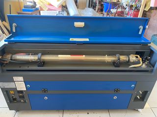 Omtech Co2 Laser 70w μεταχειρισμένο με αυτόματο κρεβάτι εστίασης και ψύκτη-thumb-6