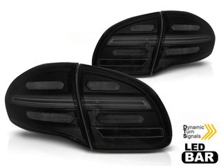 ΦΑΝΑΡΙΑ ΠΙΣΩ LED tail light set Porsche Cayenne 2010-2015, black smoked base, left and right