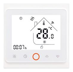 Smart θερμοστάτης αερίου BHT-002-GCLW, WiFi, χωνευτός, λευκός
