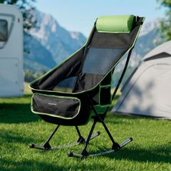 Πτυσσόμενη Κουνιστή Καρέκλα Camping 2 σε 1 με Τσέπη, Μαξιλάρι και Τσάντα Μεταφοράς Trillow InnovaGoods