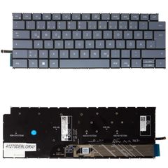 Deutsche Tastatur für Laptop - German Laptop Keyboard για Dell Inspiron 7640 P132F 7645 P133F 5440 5441 P190G 5445 P185G 7440 7441 7445 P187G P186G Latitude 7455 2023-2025 year DE No Frame Gray ( Κωδ.
