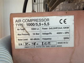 Κομπρεσέρ Αέρος-Αεροσυμπιεστές 2019 TOROS Air Compressor (ΣΕ ΑΡΙΣΤΗ ΚΑΤΑΣΤΑΣΗ)-thumb-1