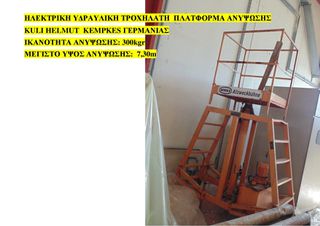 Builder 1992 Υδραυλικές Πλατφόρμες Αναβατόρια ( Ηλεκτρική) 300kgr KULI-thumb-3