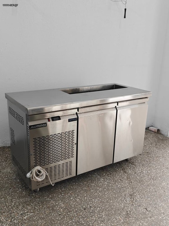 Τυριέρα Inox 1.40m για 6 Δοχεία Τυριού Κωδ: 0426-3331