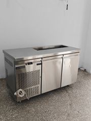 Τυριέρα Inox 1.40m για 6 Δοχεία Τυριού Κωδ: 0426-3331