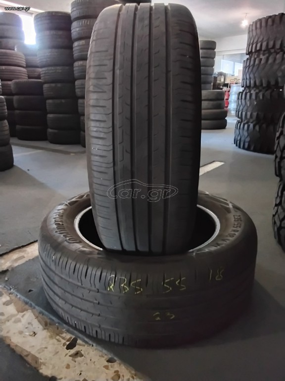 2 μεταχειριαμενα ελαατικα 235/55-18 Continental EcoContact 6. DOT 23'.