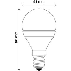 Avide LED Σφαιρική 7W E14 Θερμό 3000K Value-thumb-2