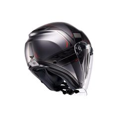 IRIDES AGV E2206 ZAGABRIA MATT GUNMETAL/RED-thumb-3