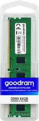 GoodRAM 16GB DDR4 RAM με Ταχύτητα 2400 για Desktop (GR2400D464L17/16G)