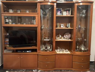 Σύνθετο σαλονιού από μασίφ καρυδιά – υψηλής ποιότητας