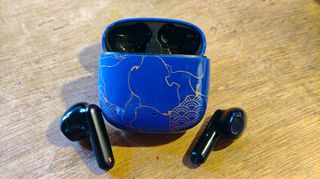 Ακουστικά Bluetooth handsfree Music Sound Showy, μπλε