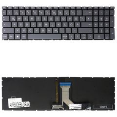 Deutsche Tastatur für Laptop - German Laptop Keyboard για HP 15-FC 15-FD 15Z-FC 15T-FD 15-FC0000 15T-FC 15-FD0000 N36750-001 N36753-001 N36754-001 N36752-001 DE Nο Frame Backlight Gray ( Κωδ.40950DEBL