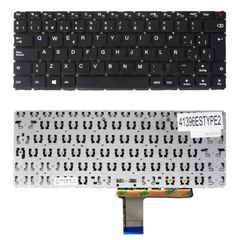 Teclado Español para Portátil - Spanish Laptop Keyboard για Lenovo Ideapad 110-14IBR 80T6 80UJ 110-14AST 80TQ 5CB0L45737 5CB0M55981 9Z.NCRSN.201 NSK-BX2SN ES No Frame Black with Power Button ( Κωδ.413