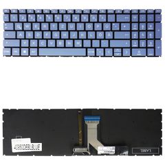 Deutsche Tastatur für Laptop - German Laptop Keyboard για HP 15-FC 15-FD 15Z-FC 15T-FD 15-FC0000 15T-FC 15-FD0000 N36750-001 N36753-001 N36754-001 N36752-001 DE Nο Frame Backlight Blue ( Κωδ.40950DEBL