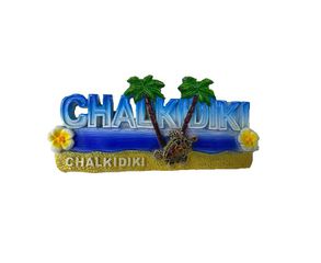 Tουριστικό μαγνητάκι Souvenir - Σετ 12pcs - Chalkidiki - 678081