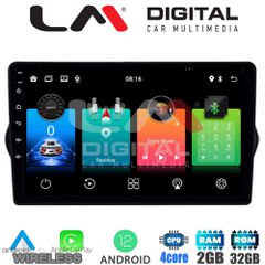 LM Digital - LM ZN4747 GPS Οθόνη OEM Multimedia Αυτοκινήτου για FIAT TIPO 2015> (CarPlay/AndroidAuto/BT/GPS/WIFI/GPRS)