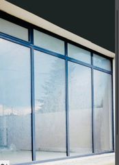 Τζαμαρία / Βιτρίνα Αλουμινίου με διπλό τζάμι