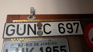 Vintage πινακίδα γερμανική για διακόσμηση αυτοκινήτου