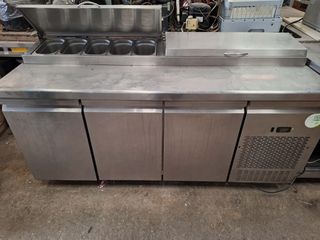 Ψυγειο παγκος σαλατων με καπάκι 10*GN 1/4 185x70x85/95cm Bambas Frost PIMG 185 ΜΕΤΑΧΕΙΡΙΣΜΕΝΟ