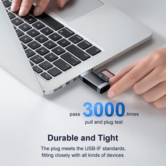 ORICO card reader CS2D-A3 για SD & Micro SD, USB 3.0, μαύρο-thumb-1